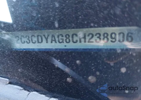 2012 Dodge Challenger Sxt z USA, uszkodzony, nr VIN 2C3CDYAG8CH238906